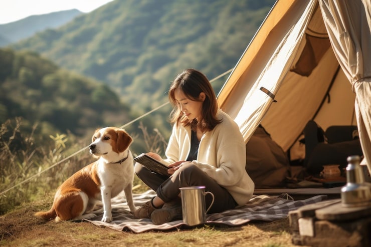 Camping dan Keseruan Bersama Hewan Peliharaan di Lembang